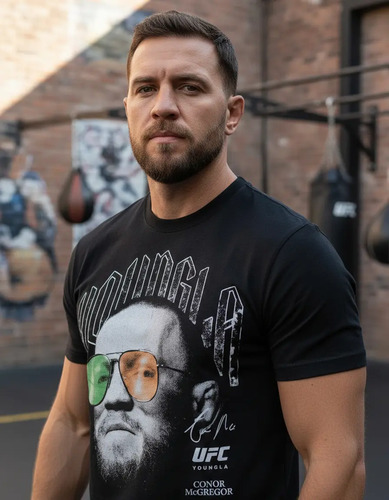 Playera Gym Youngla Ufc Connor Mc Gregor