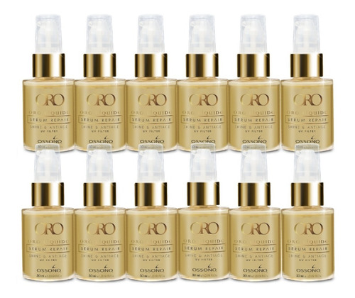 Oro Liquido Ossono Serum Argan 30 Ml X12 Unid Envio Pais Kit