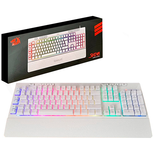 Teclado Gamer Redragon Shiva K512w-rgb Membrana