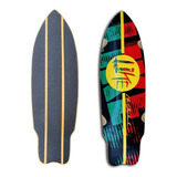 Shape Simulador De Surf Like 82 X 25 Cm Com Lixa