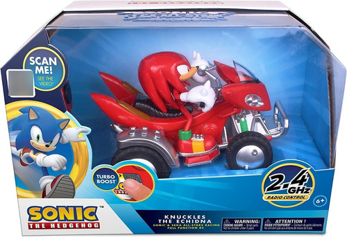 Knuckles Sonic The Hedgehog Carro Rc Saga All Star Racing