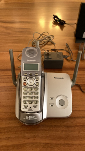 Telefono Con Base Panasonic Kx-tga570s 5,8 Ghz Gigarange 