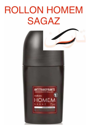 Rollon Antitranspirante Natura Homem Sagaz 75ml