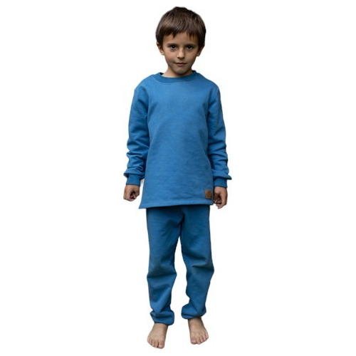 Pijama Franela Niño Puelo (azul) 100% Algodón