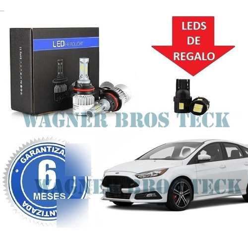 Kit Led Cree H1 H7 O H8 Ford Focus Kinetic 16000lms No Xenon