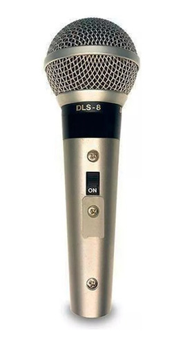 Microfone Dylan Dls-8 P4 - Dinâmico Com Cabo