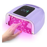 Lámpara Led Uv Recargable Para Uñas Angnya 96w: Portátil, 42