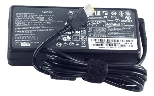 Cargador Para Lenovo Legion Y520 Y530 20v 6.75a 135w