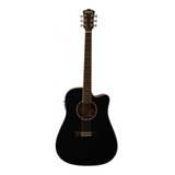Guitarra Washburn Electroacustica Ad-5ceb Negra Envio Gratis