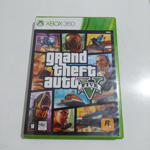 Gtav Xbox 360 (grand Theft Auto 5- Gta5) 