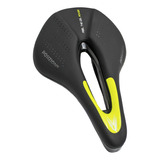 Asiento Gel Deportivo Bicicleta Mtb Ruta Prostático Ligero Ancho 155 Mm Color Amarillo Largo 230 Mm