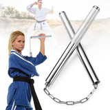 Nunchaku Acero Inoxidable Principiantes Karate Entrenar 2pk