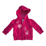 Sudadera Con Capucha Para Niña 12m Oshkosh Rosa Bebe Algodón