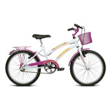 Bicicleta Juvenil Aro 20 Breeze Rosa Verden Bikes Cor Branco/rosa