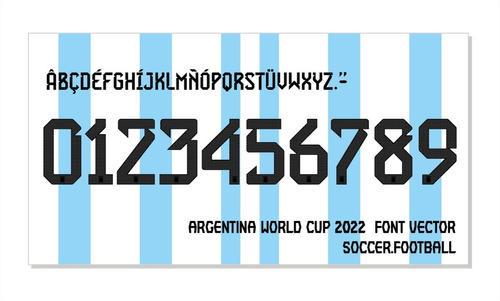 Tipografía Argentina Font Vector 2022 Archivo Ttf, Eps