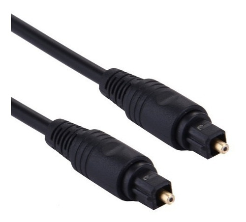 Cable Optico Digital Audio Fibra Optica 1.5mt Dorado Toslink