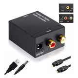 Convertidor De Audio Digital Óptico Cable Optico Audio Rca