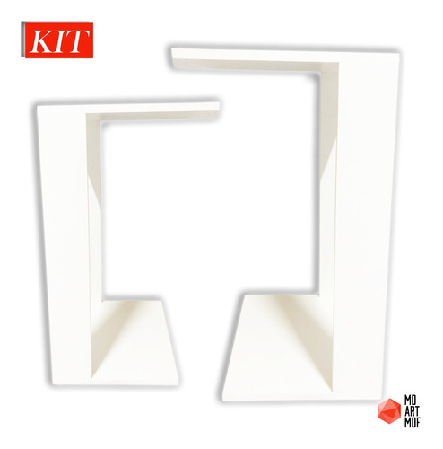 Kit 2 Mesinha Apoio Notebook Sala Quarto Suporte Sofa Branco