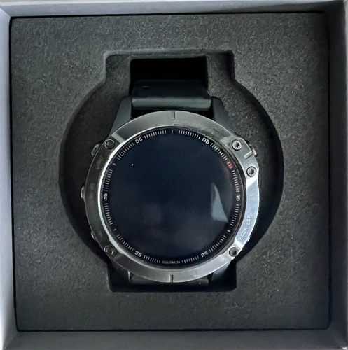 Garmin Fenix 6 Pro Correa Silicona Negro 47mm Reloj