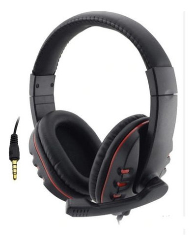 Fone Ouvido Headfone Headset Gamer P2 Mic Lb-fn606 Vermelho