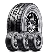 Kit 4u 205/60 R15 H . Firehawk Fh900 Firestone Envío