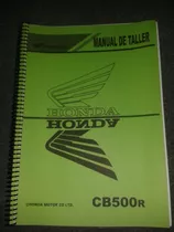 Manual De Taller Service Manual  Honda Cb500r, En Español