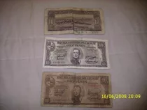 Billetes De $ 10 Ley 1939 (lote De 3)