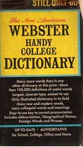 The New American Webster Handy College Dictionary- English