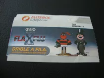 Ingresso Fla X Flu 100 Anos - Brasileirao 2012