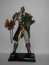 Boneco Kratos Cabeça De Medusa - God Of War  Em Resina