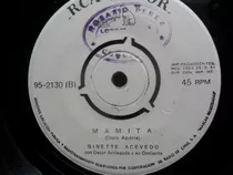 Single Ginnette Acevedo- Oscar Arriagada Y Su Conj. Mamita