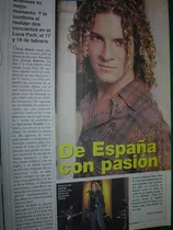 Clipping 1 Pg David Bisbal Luna Park De España Con Pasion