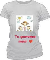 Remera Modal Premium Estampada Sublimada Dia De La Madre