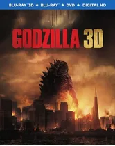 Blu-ray Godzilla (2014) 3d +2d + Dvd
