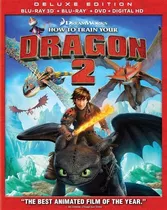Blu-ray How To Train Your Dragon 2 3d + 2d + Dvd Deluxe Ed.