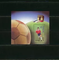 Block Souv. De Chile Nº 72. Camp. Mundial Fútbol, Francia'98