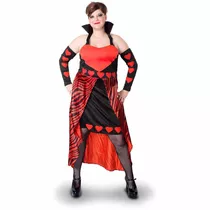 Disfraz Reina De Corazones Para Mujer Talla: Xl Halloween