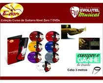 Vídeo Aula / Curso De Guitarra Nivel Zero 7 Dvds Edon+brinde