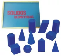 Brinquedo Educativo - Sólidos Geométricos 11 Peças