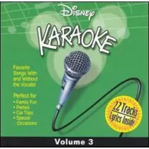 Disney Karaoke Vol. 3 Cd