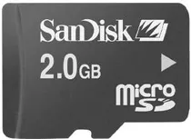 Tarjeta De Memoria Microsd De 2gb Sandisk