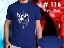 Civil War, Guerra Civil: Remeras Estampadas De Comics # 116