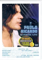 Dvd Paulo Ricardo Acoustic Live - Original Novo Lacrado Raro