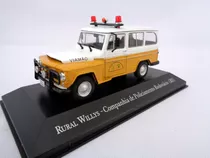 Rural Willys Policia Rodoviária Do Rs Miniatura Escala 1/43