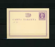 Tarjeta Postal Con Sello Impreso, 1872, Filatelia Chilena