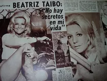 Beatriz Taibo No Hay Secretos Clipping Revista Radiolandia