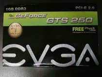 Tarjeta De Video Gts 250 Nvidia Geforce Evga