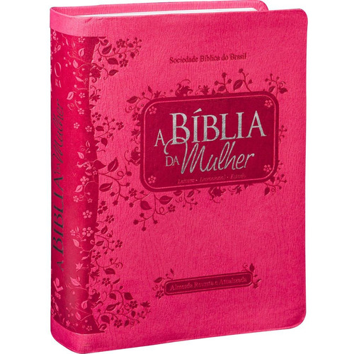 Bíblia De Estudo Da Mulher Média Rosa Pink Frete grátis