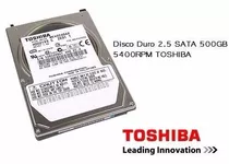 Toshiba 500 Gb Disco Duro 2.5 Sata P/ Laptop (gadroves)