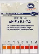 Tira Ph Saliva E Urina 5.1 A 7.2 Importada Alemanha 100 Uni